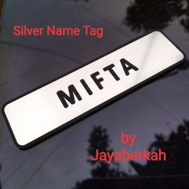 

Name tag Gravir Silver