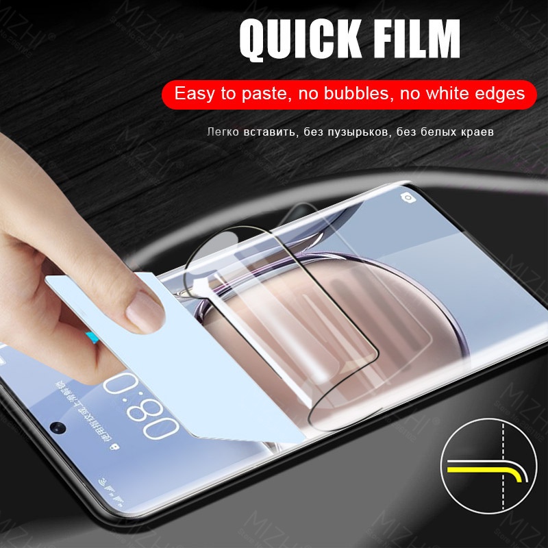 Pelindung Layar Huawei P50 Pro paket 3 in 1 berbahan hydrogel
