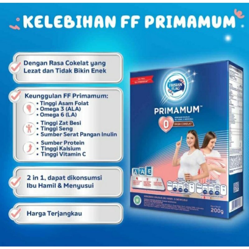 Frisian Flag Primamum 200gr coklat