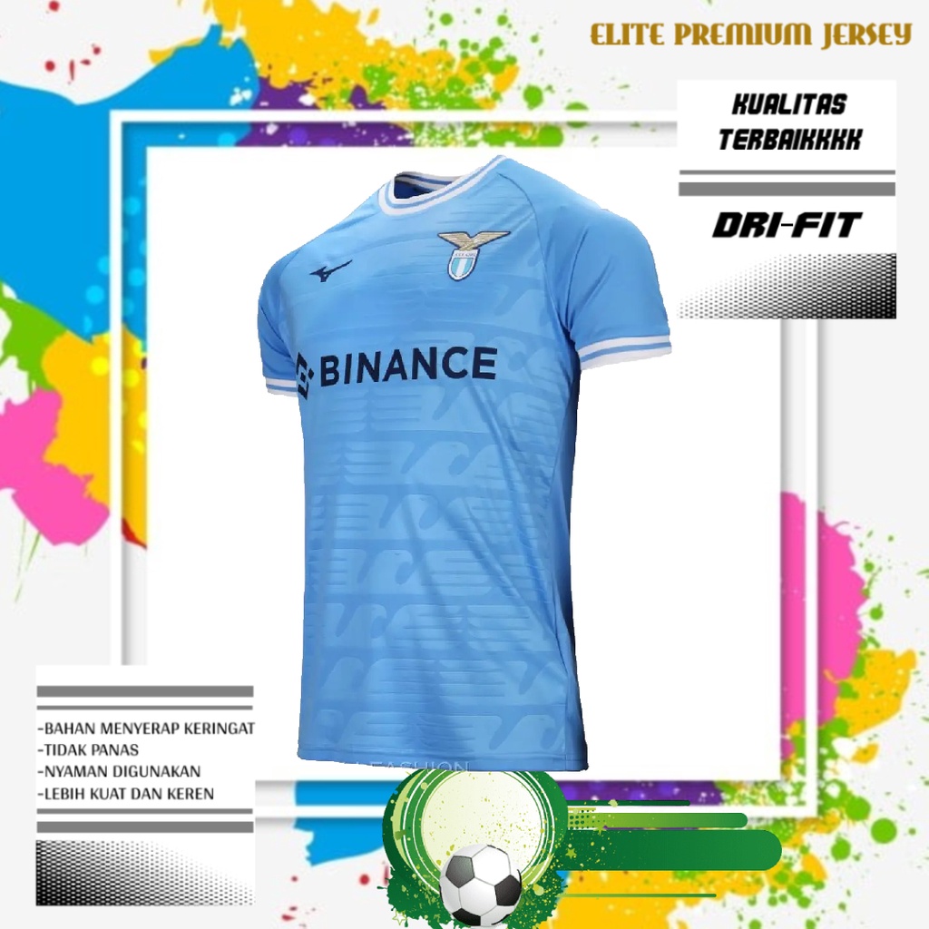 JERSEY BOLA LAZIO HOME 2022/2023 GRADE ORI | BAJU BOLA LAZIO HOME  GO TERBARU IMPORT