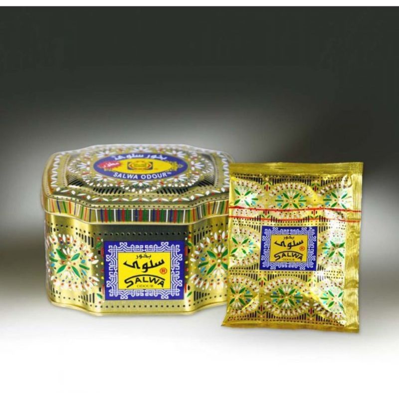 SALWA BAKHOOR ODOUR BUHUR ASLI ARAB SURRATI GAHARU OUD TIMUR TENGAH GOLD GAHRU SAUDI ARABIAN ORI