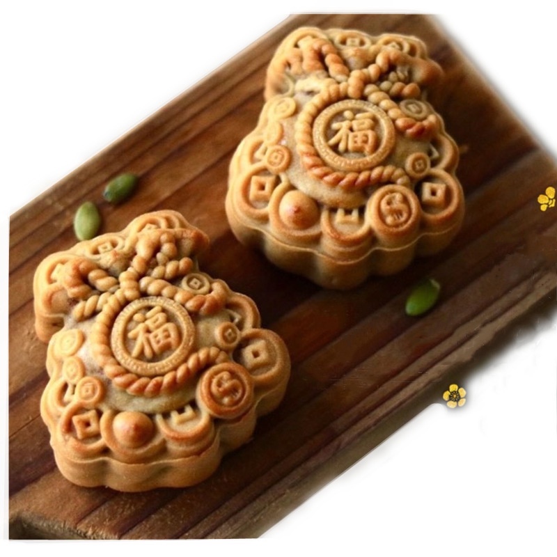 Cetakan Kue Bulan Moon Cake MoonCake Press Mold 150gr Cetakan Nastar