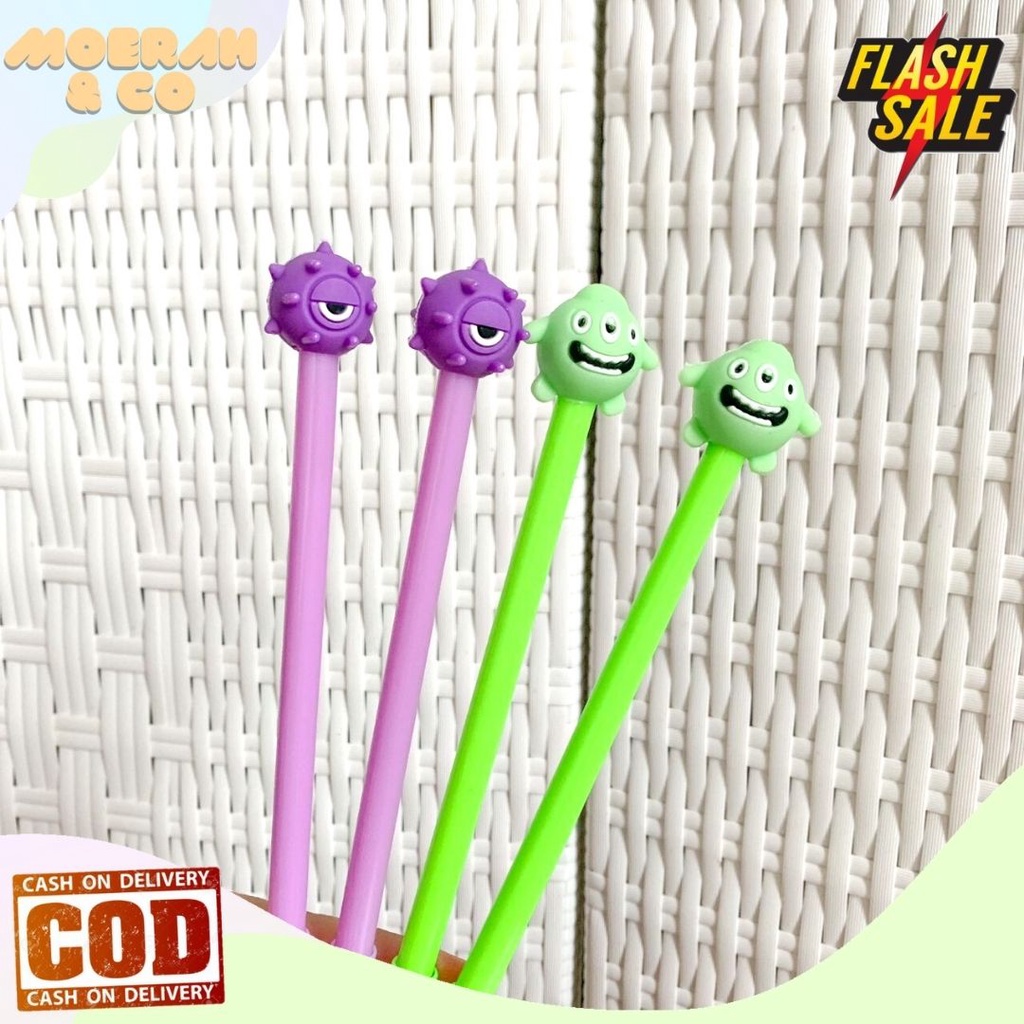 

PEN KARAKTER GEL VIRUS PULPEN LUCU BOLPEN UNIK BULPEN MURAH ATK MURAH ALAT TULIS KERJA IMUT ECERAN COD