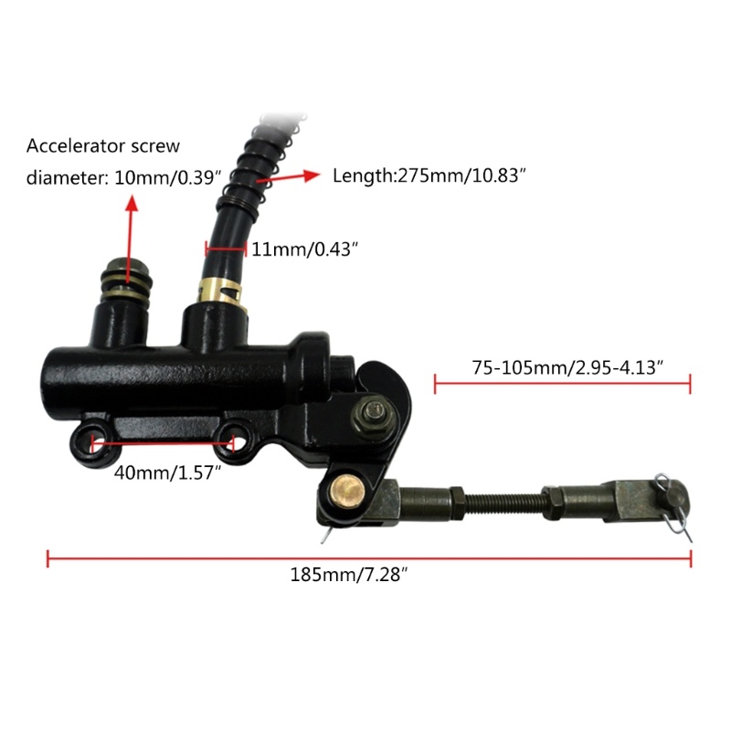 Zzz Pompa Hidrolik Rem Belakang Motor