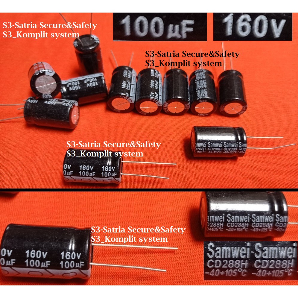 Elko 100uf 160V elco 100 uf  160 vol v Electrolytic Capacitor 160vol 100uf/160V 100uf160V
