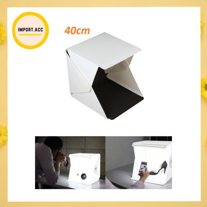 Studio  Mini Untuk  Foto  ProdukOnline / Mini Photo Studio Portable Magic Box with led [IMPORT]