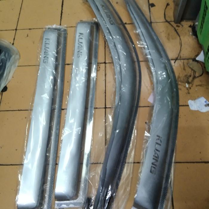 Talang air mobil Toyota kijang kapsul lgx 97 sampe 2004 silver 4pcs