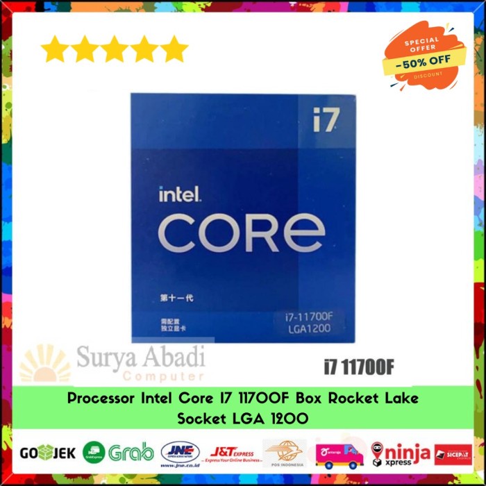 Processor Intel Core I7 11700F Box Rocket Lake Socket LGA 1200