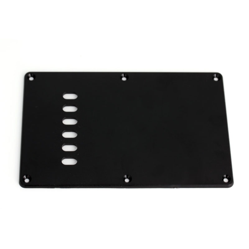 Sun Ply Single Black Guitar Tremolo Spring Backplate Cover Untuk Gitar Elektrik Hitam