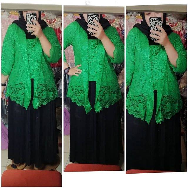 {nunaneeds.id} kutubaru brokat - baju brokat - baju kondangan - blouse brokat