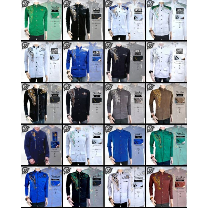 [GROSIR] Jasko Putih jasko bordil banyak warna jasko hitam jasko biru jasko coklat jasko abu jasko h