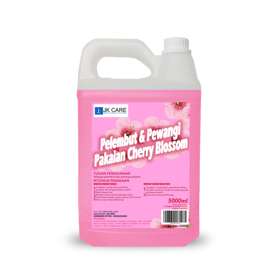 Pelembut dan Pewangi Pakaian 5000ml JKCARE - Cherry Blossom