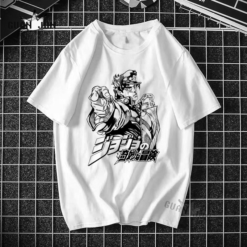 Tshirt Jotaro Want U Die Omaewa Mou Shindeiru Jojo Jotaro Kujo Jojo Bizzare Premium Unisex