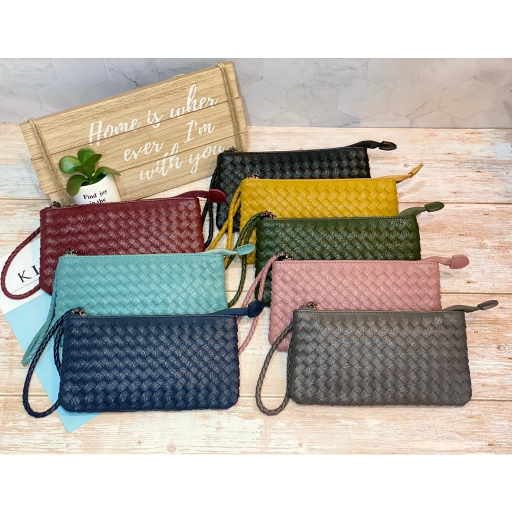 Tas Tangan Wanita Import / Tas Wanita Tenteng Bahan Anyaman