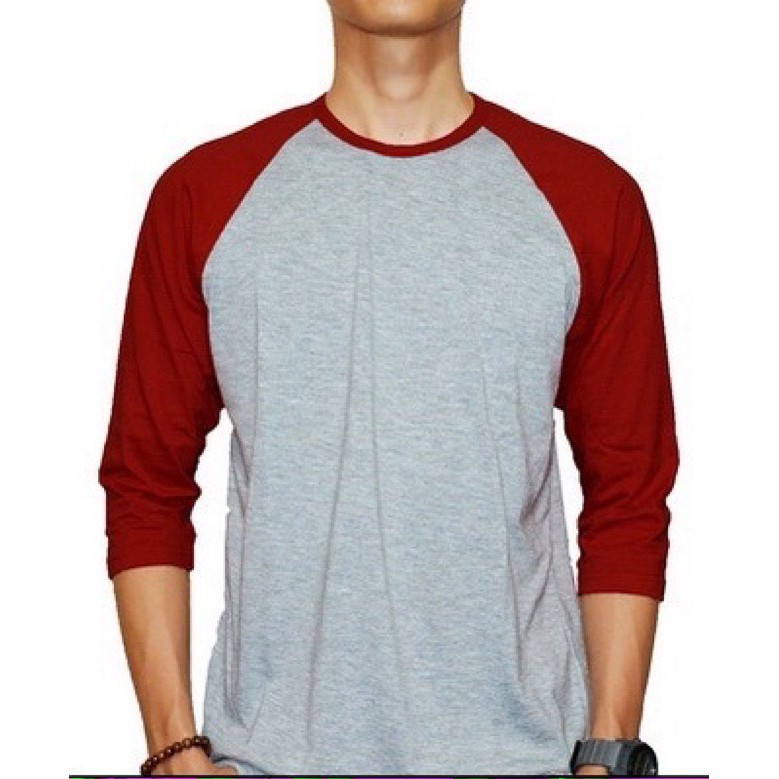  Kaos  Reglan Lengan 3 4 Raglan T Shirt kaos  distro 