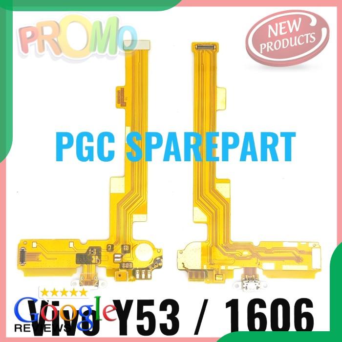 SPAREPART HP ORIGINAL FLEXIBLE CONNECTOR CHARGER MIC VIVO Y53 1606 FLEKSIBEL TERLENGKAP