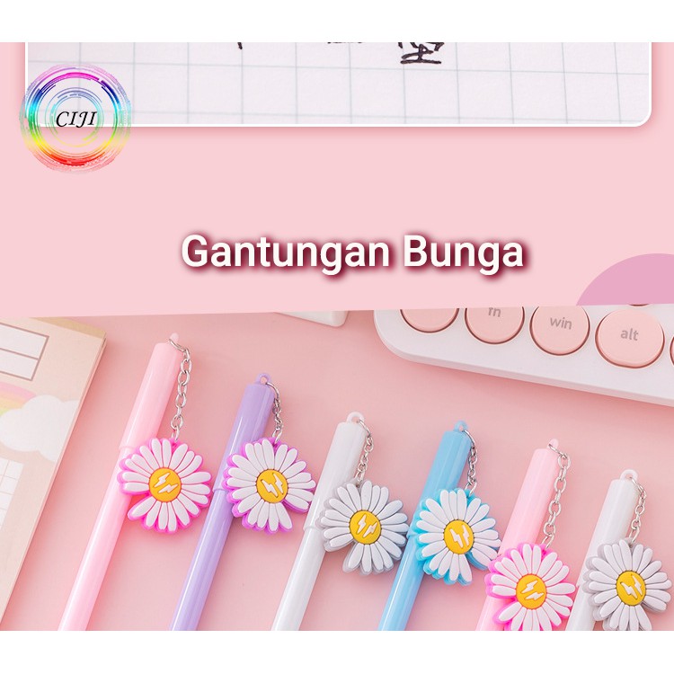 CIJI Pulpen Gel 0.5mm Dengan Berbagai Macam Motif Gantung Lucu dan Unik [1pcs Kirim Random]-6
