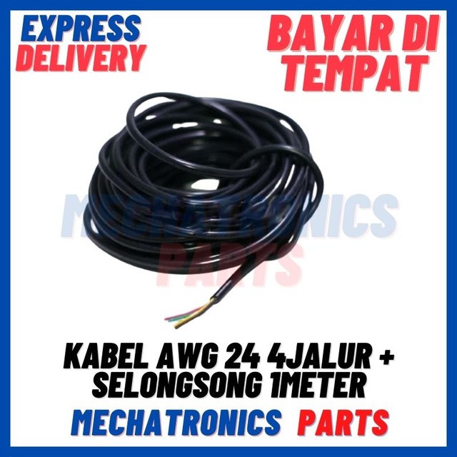 [DEV-9315] KABEL AWG 24 4JALUR + SELONGSONG 1METER