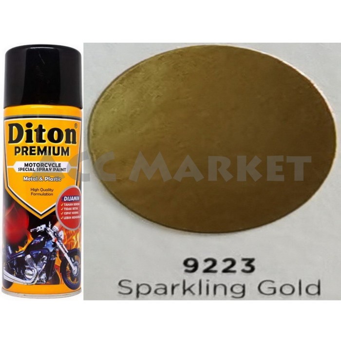 Pilox Diton Premium Pilok Pylox Emas Sparkling Gold 9223