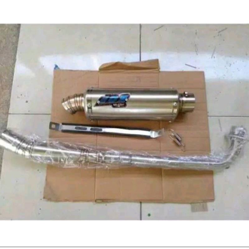 Knalpot racing bebek DOS pnp Vega Jupiter smas Astrea Supra dll