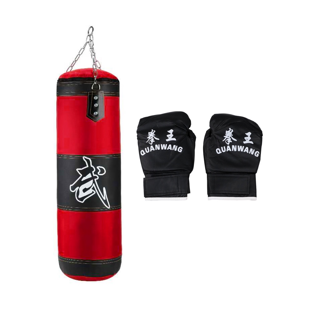 Sarung Samsak Tinju MMA Muay Thai Boxing Punching Sandbag 8 in 1 100cm