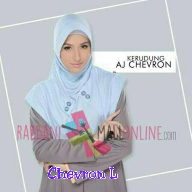 Kerudung AJ Chevron L Kerudung Instan Rabbani