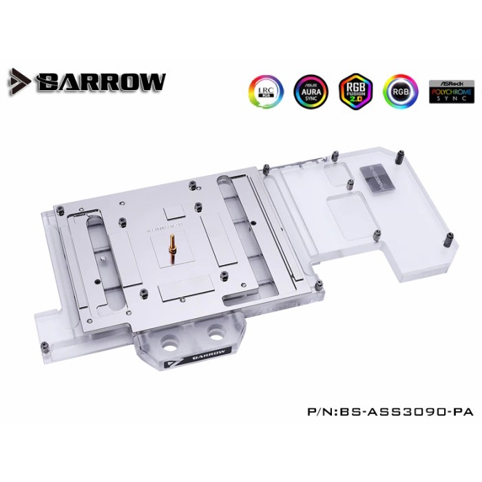 BARROW BS-ASS3090-PA GPU Block for ASUS STRIX RTX 3080 3090 ARGB