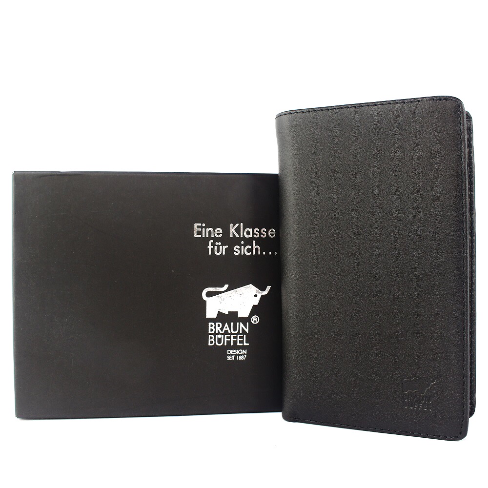 TOKOKOE - Dompet Pria model Panjang bahan Kulit Premium Dompet Lipat - BB 604 Black