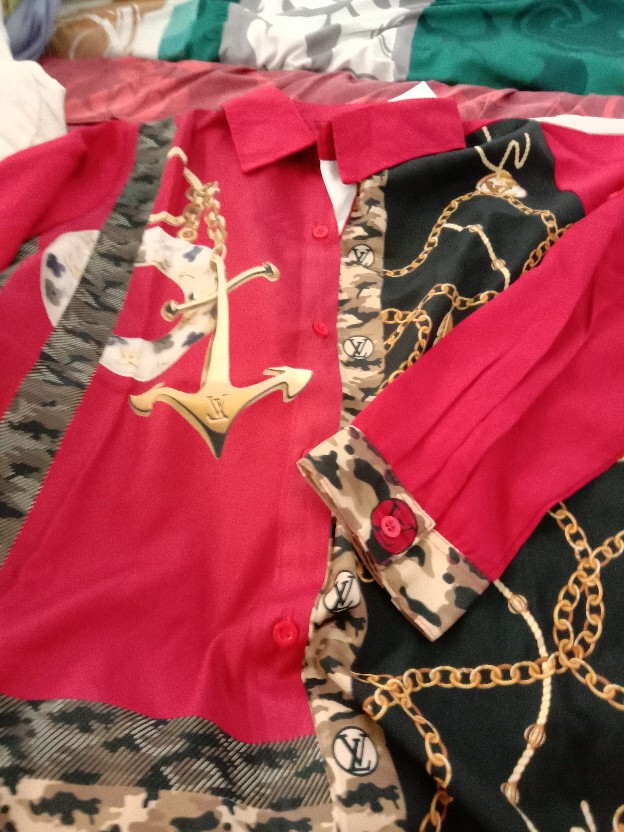 Kemeja Atasan Versace Import