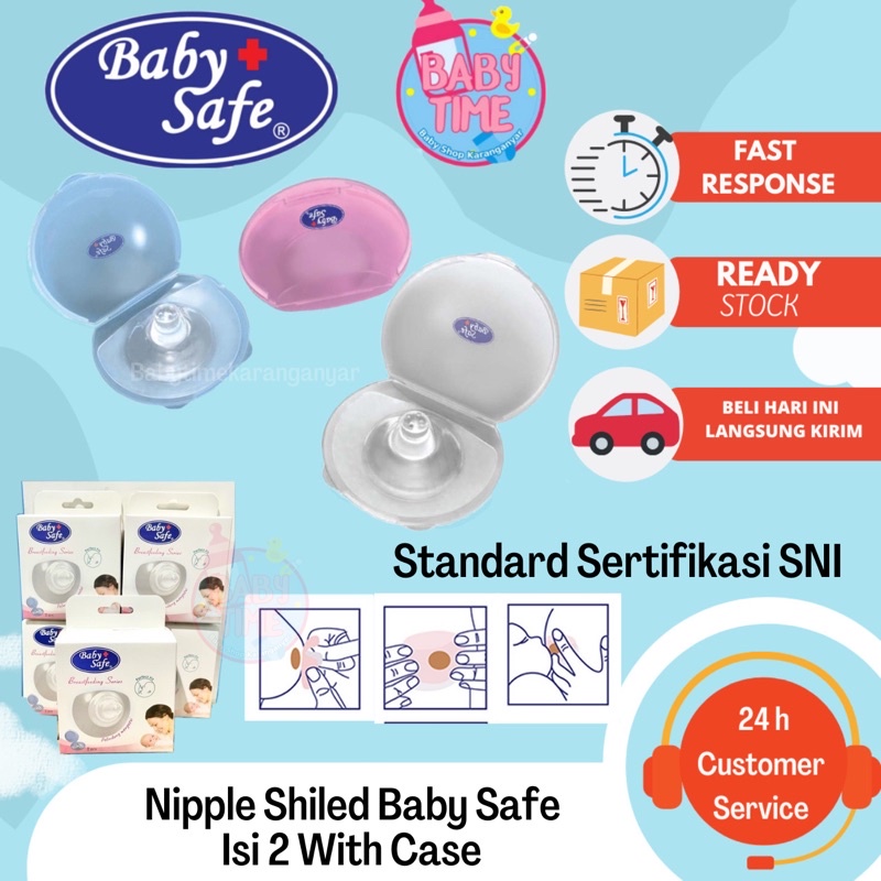 BABYSAFE Nipple Shield BPM04 Breast shiled Pelindung Puting Penyambung Puting Baby Safe