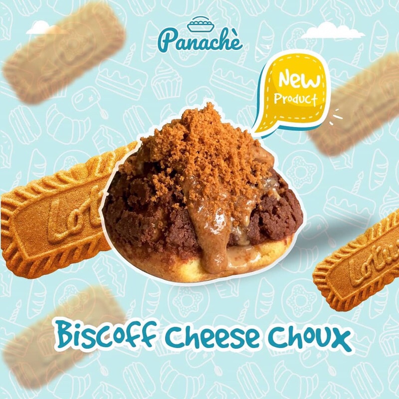 

Cheese Biscoff Choux