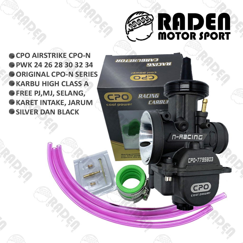 (BISA COD) KARBURATOR CPO N CPO-N PWK 24 26 28 30 32 34 BLACKVIPER SPECTRE AIRSTRIKE BLACK SPECTRE S