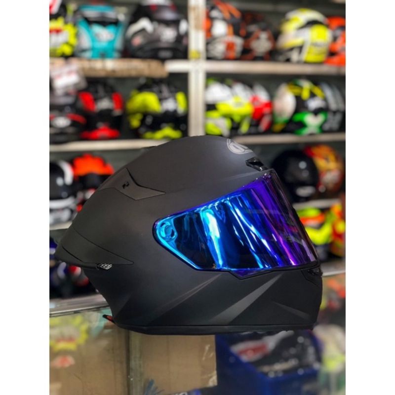 HELM KYT TT COURSE BLACK DOFF & GORILLA DOFF PAKET GANTENG
