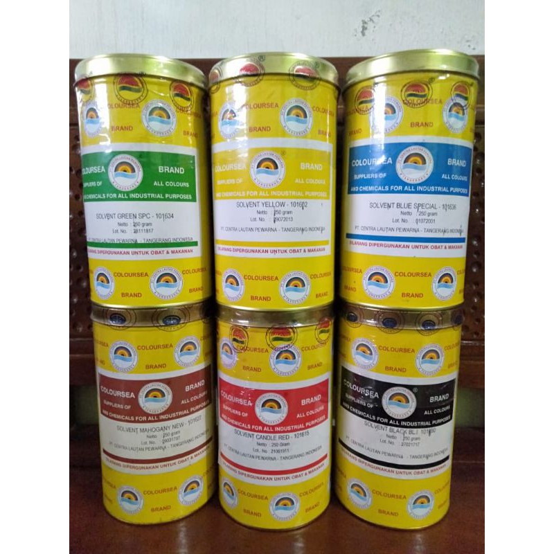 

Pewarna Minyak Bentuk Bubuk Coloursea Semua Warna