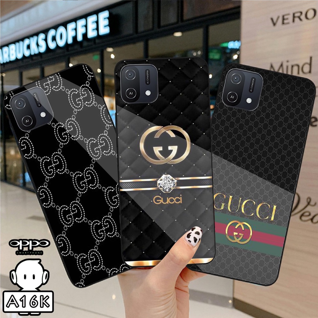 Softcase Kaca OPPO A16K  - Casing Hp OPPO A16K - Case Hp OPPO A16K  - Softcase OPPO A16K [H31]