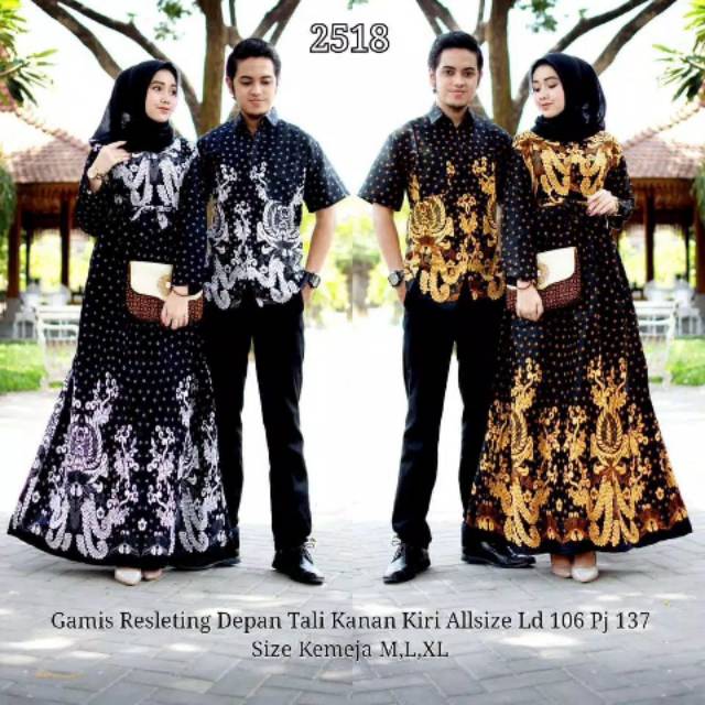 Couple Gamis Keluarga, Ayah Bunda &amp; Anak / MUSLIM / FASHION BATIK / JUMBO / GAMIS MUSLIMAH // Wanita