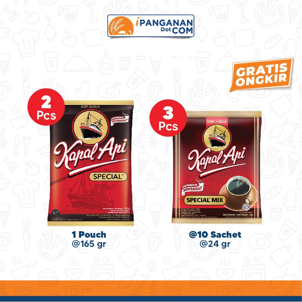 Jual Paket Ngopi Kopi Kapal Api Special Mix Renceng Gr X Pack