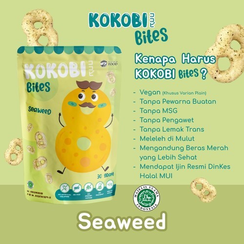 ABE FOOD KOKOBI BITES BISKUIT BERAS | SNACK CEMILAN ANAK BAYI SEHAT