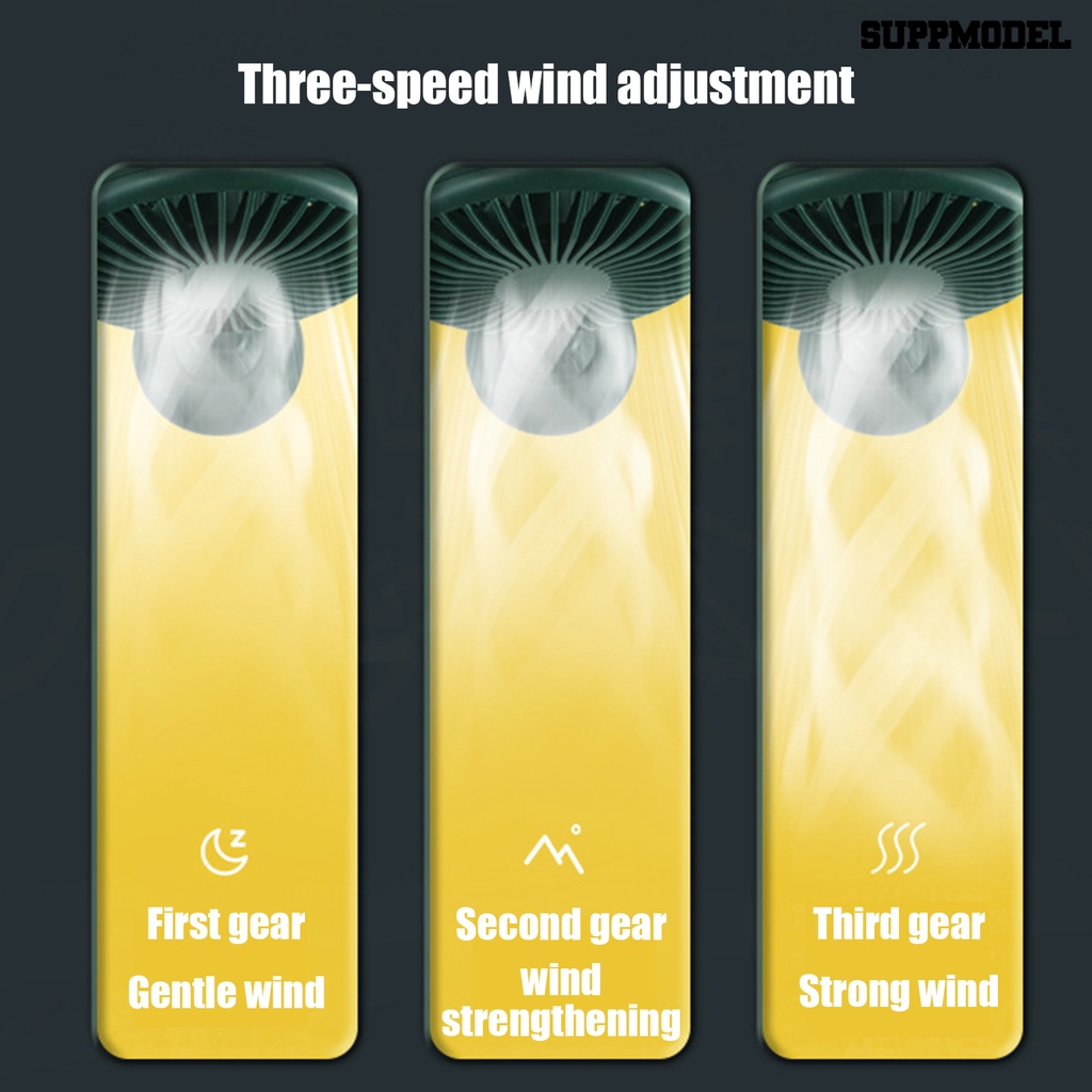 Kipas Angin Elektrik Portable Rotasi 360 Derajat 5V 1A Dual Kepala Dengan Port USB Untuk Mobil Van