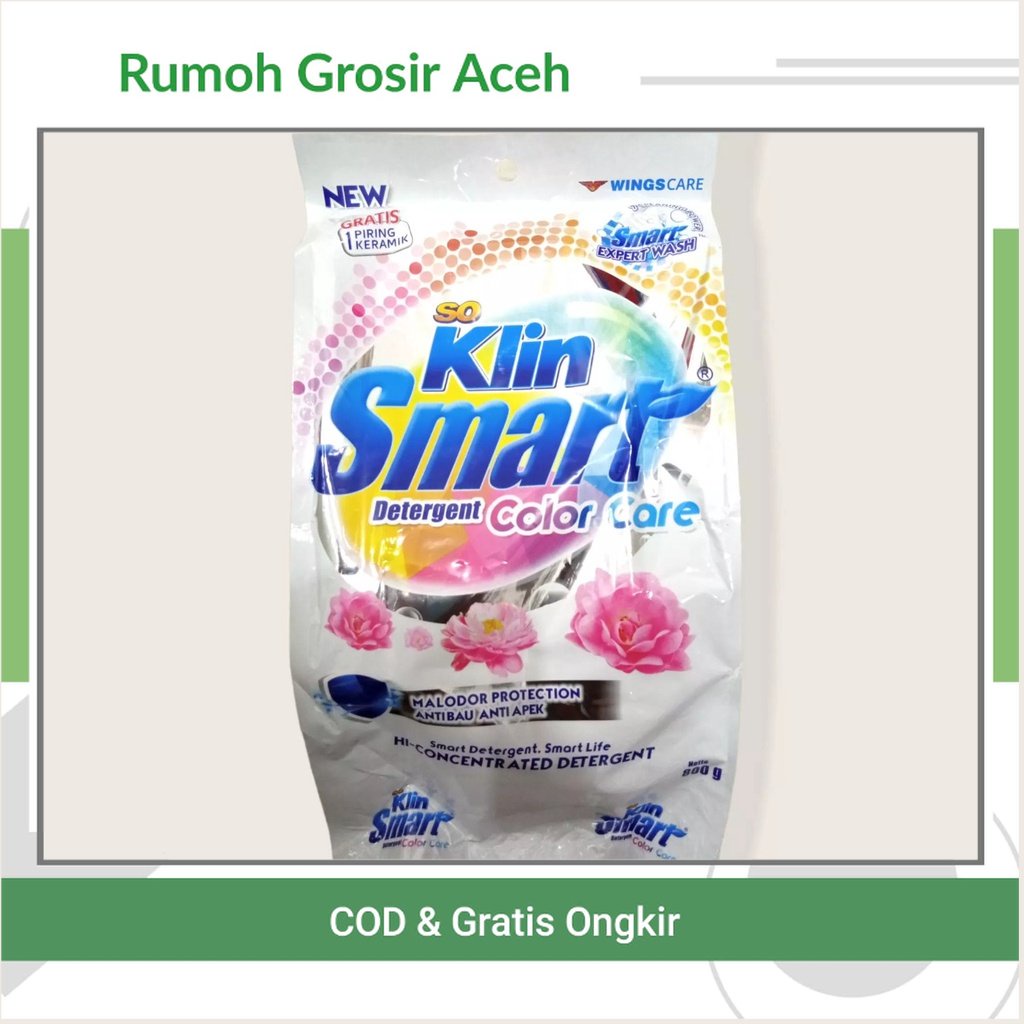 {ACEH} SOKLIN SMART DETERGENT 800GR