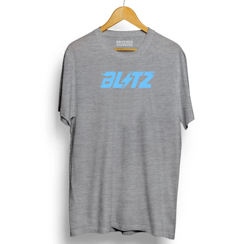 Kaos Distro BLITZ BIG LIHGT BLue - Abu misty Premium