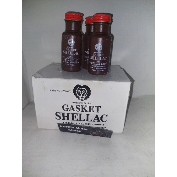 Jual Lem Gasket Shellac Compound Versachem Lion 59ml | Shopee Indonesia