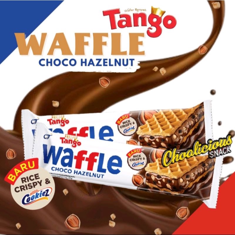 

TANGO WAFLE CHOCO HAZELNUT @25GR (1BOX ISI 12PC)