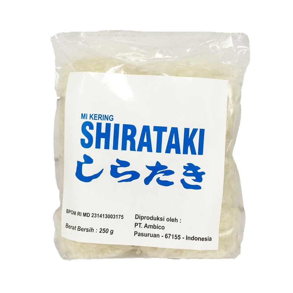 Dry Shirataki - Mie Kering Shirataki 250 Gr