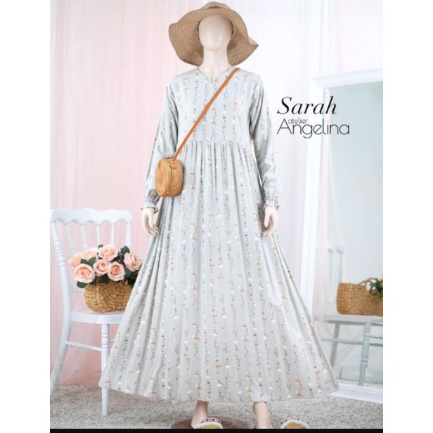 SARAH DRESS ATELIER ANGELINA SHALLFLOWER AVOCADO