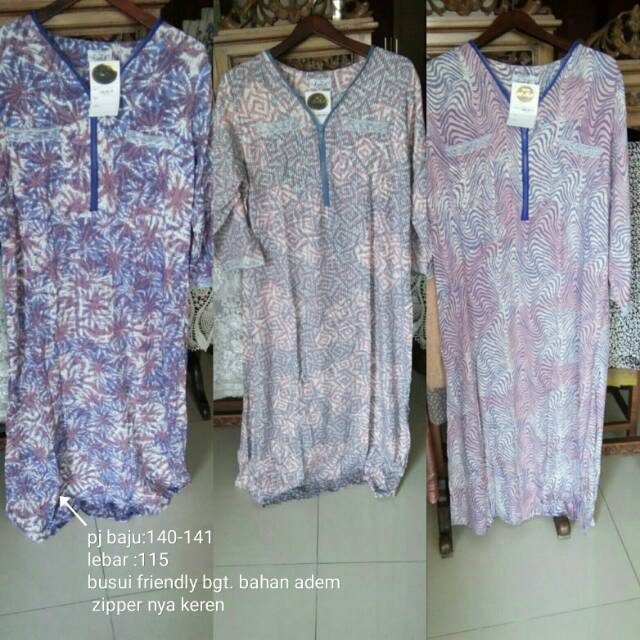 daster batik tulip luza