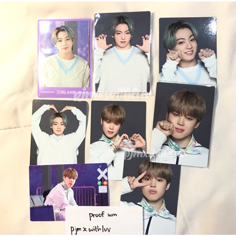 [BOOKED] MPC SOWOOZO MINI PHOTOCARD JIMIN JUNGKOOK TAKE ALL ONLY | JIMIN MINYAK TELON UNYEL JK MAUNG