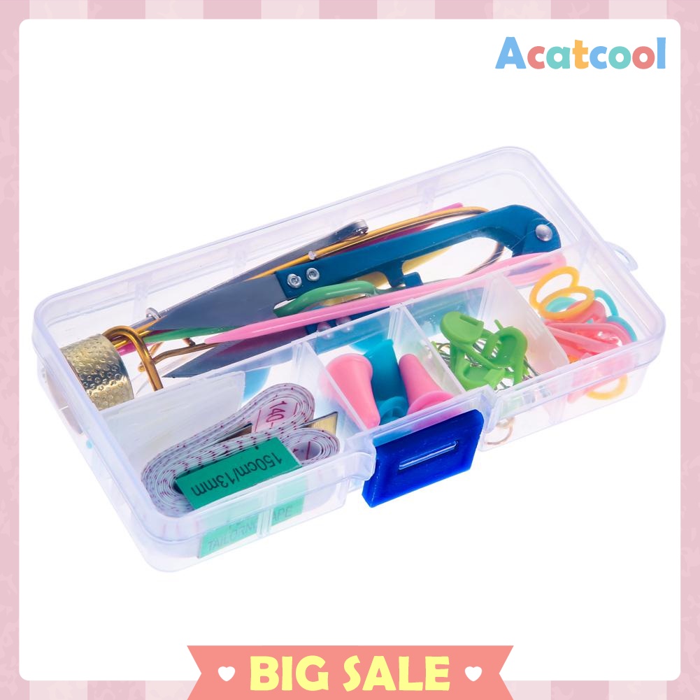 DIY Knitting Tools Crochet Yarn Hook Stitch Weave Accessories Supplies Case