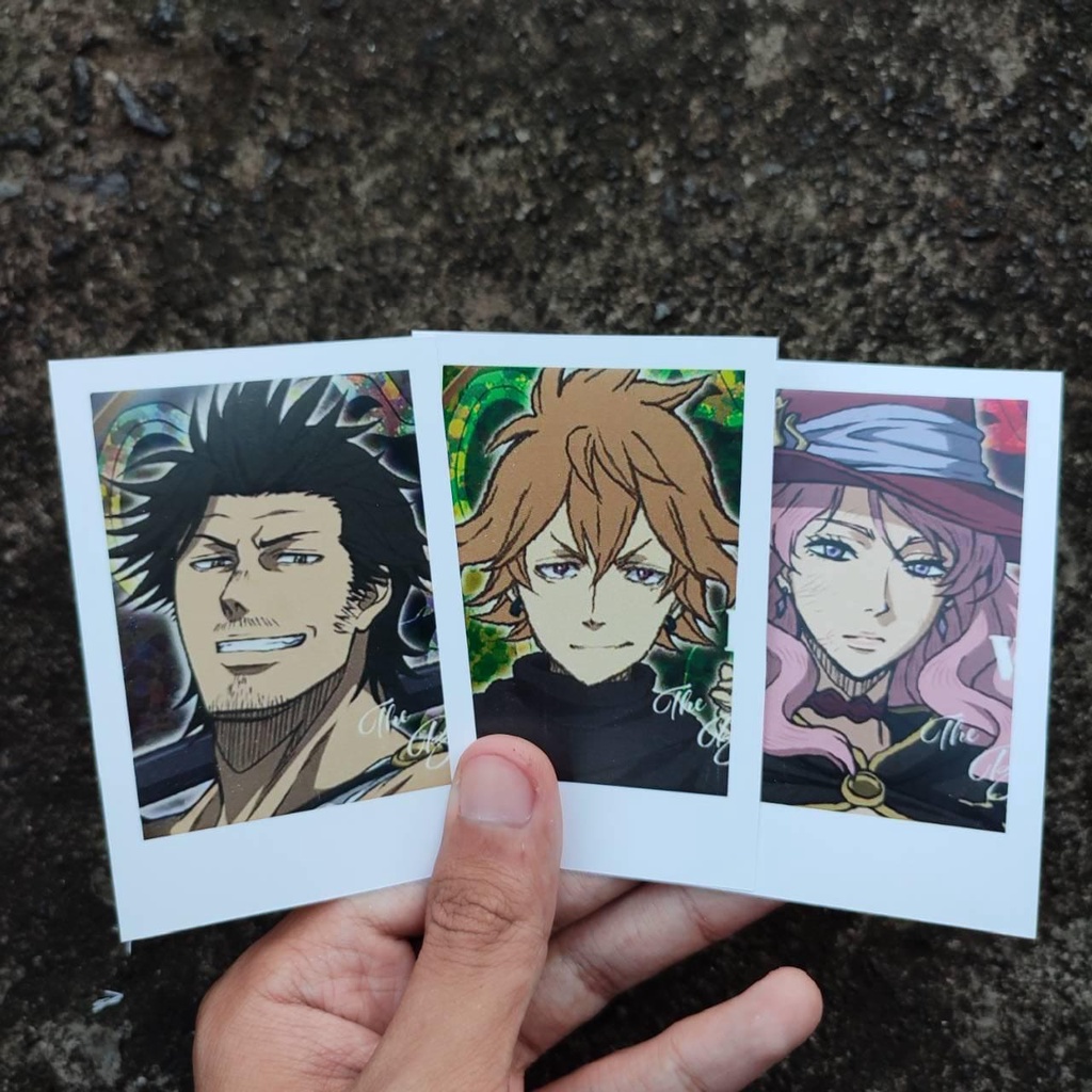 Pola Deco Mini Poster Anime Black Clover