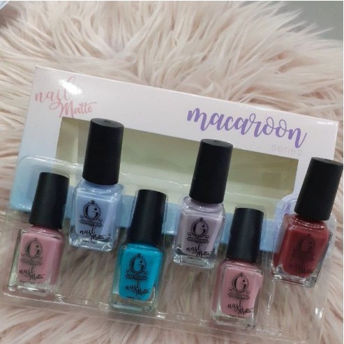 Kutek Madame Gie Nail Matte / Madame Gie Nail Matte Macaroon Series (Faizaa Store)